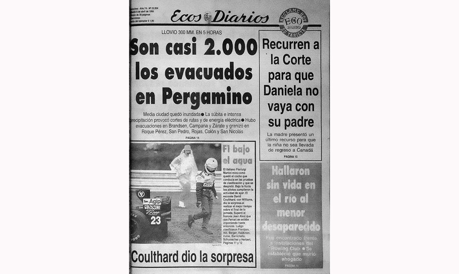 Sábado 8 de abril de 1995