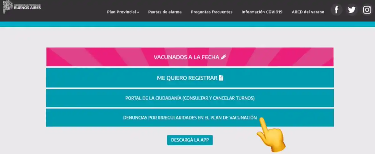 Vacunación Covid en Provincia: Cómo denunciar errores o problemas con los datos registrados de la vacuna