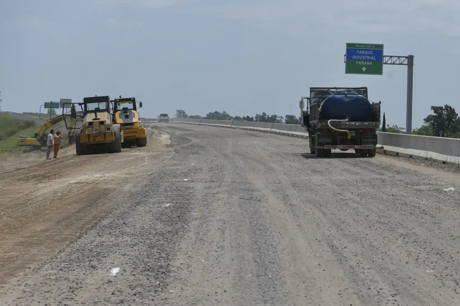 La Municipalidad de Paraná reactiva la obra de la Ruta 12 y mejora el acceso al Parque Industrial