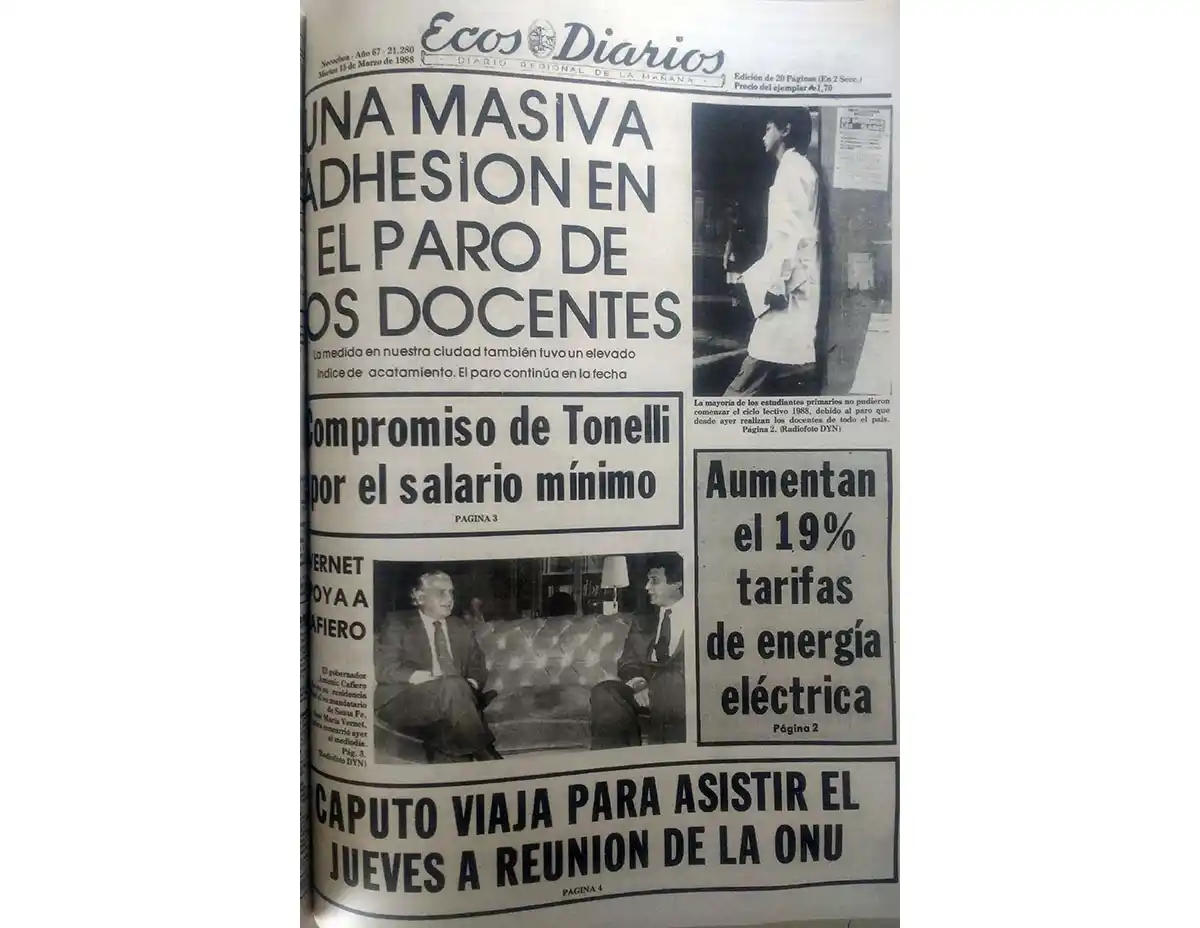 Martes 15 de marzo de 1988