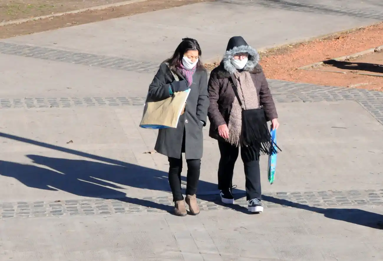 Domingo con sensación térmica de -6° y una semana con bajas temperaturas