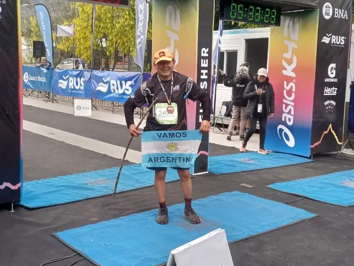 Luis Bouny participó en el Asics K21 de Villa La Angostura