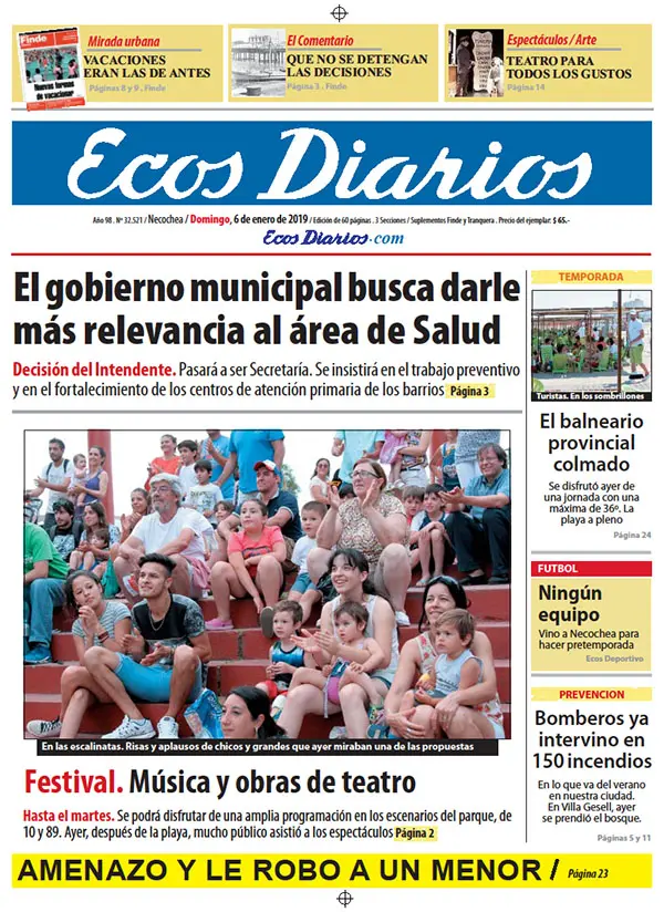 Tapa del 6 de enero de 2019
