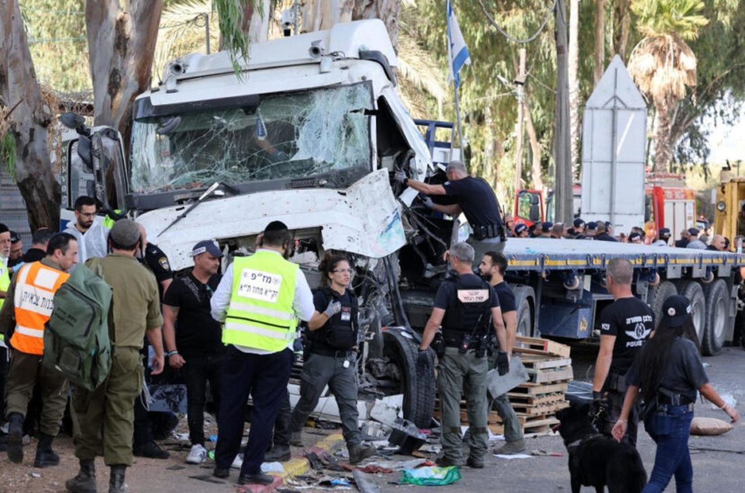 Ataque terrorista en Israel: un camión atropelló a más de 40 personas en Tel Aviv