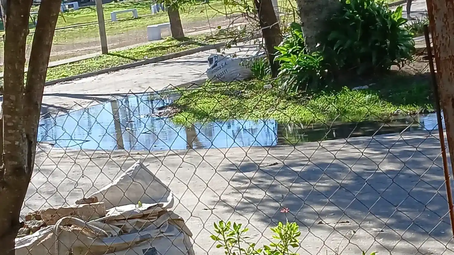 Barrio Futuro: hace 22 días con las cloacas tapadas