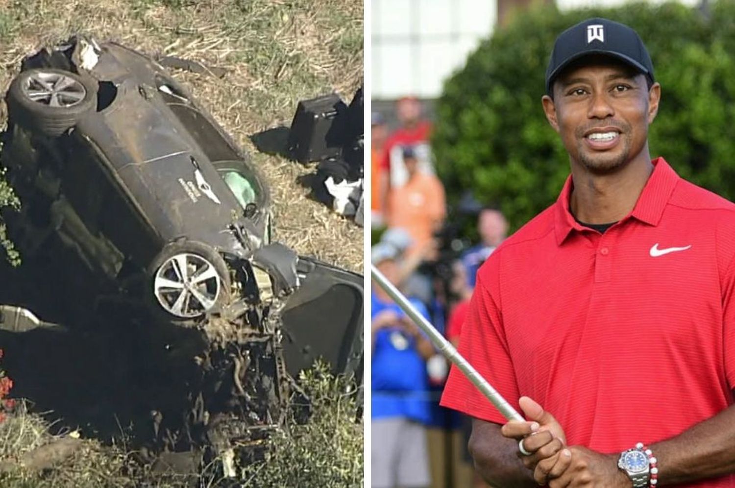 Tiger Woods sufrió un accidente automovilístico y fue hospitalizado