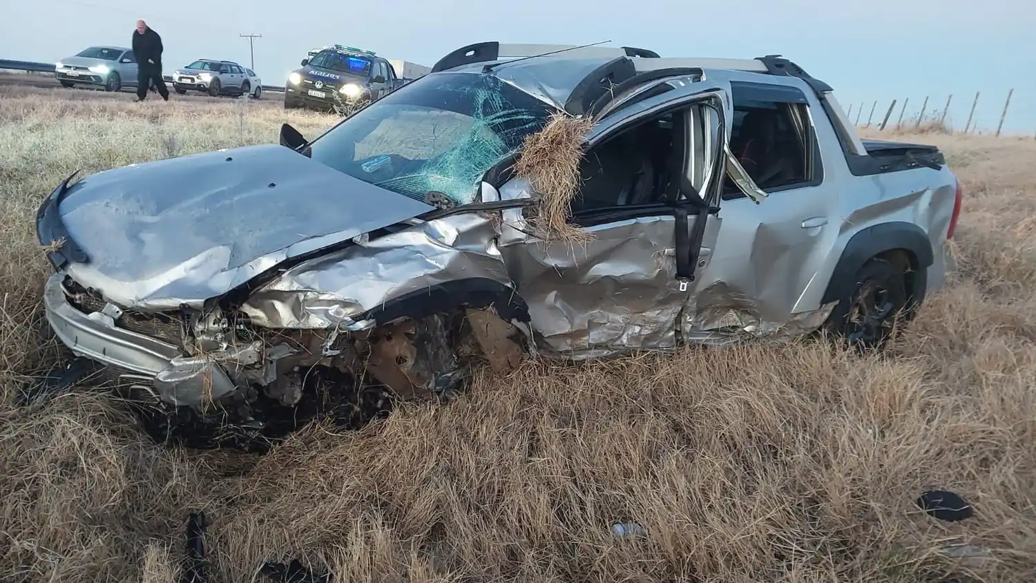 El impacto fue principalmente del lado de los conductores.