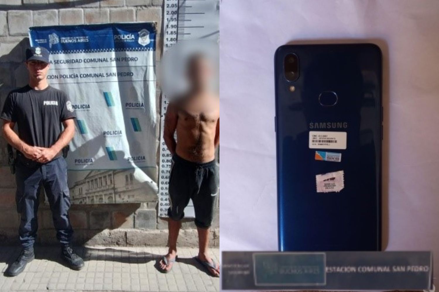 Robó un celular en la vía pública y lo detuvieron
