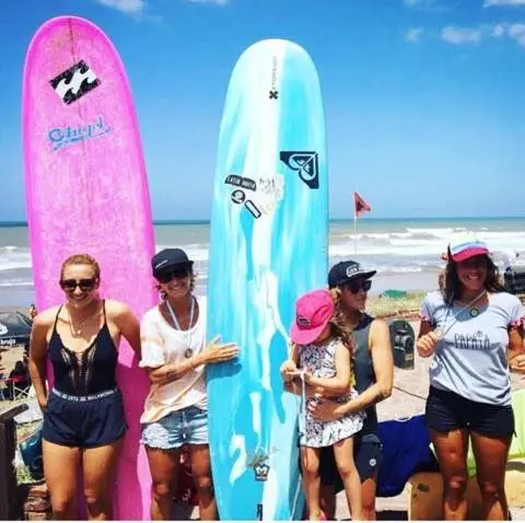 Evelyn Gontier, cuarta en  el Argentino de longboard