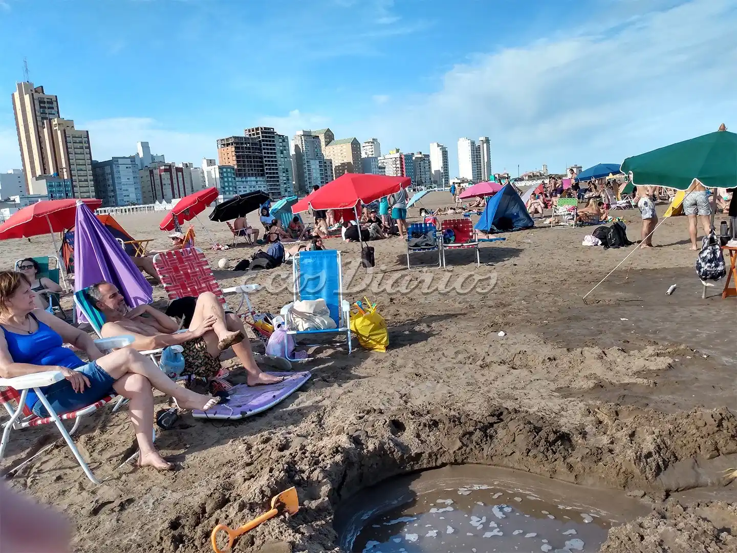 Día de playa en Necochea