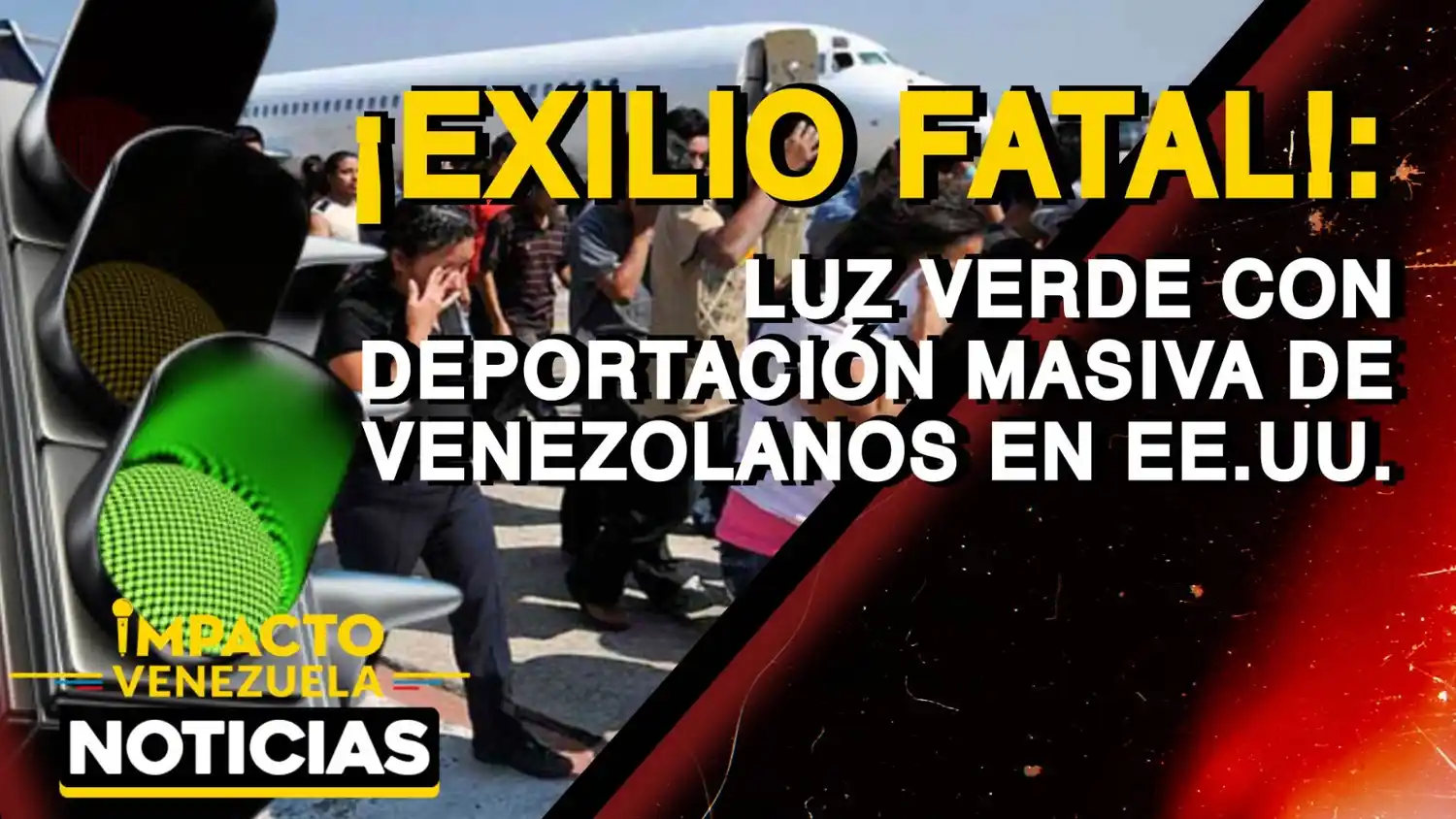 ¡EXILIO FATAL! Luz verde con deportación masiva de venezolanos en EE. UU.  – VIDEO