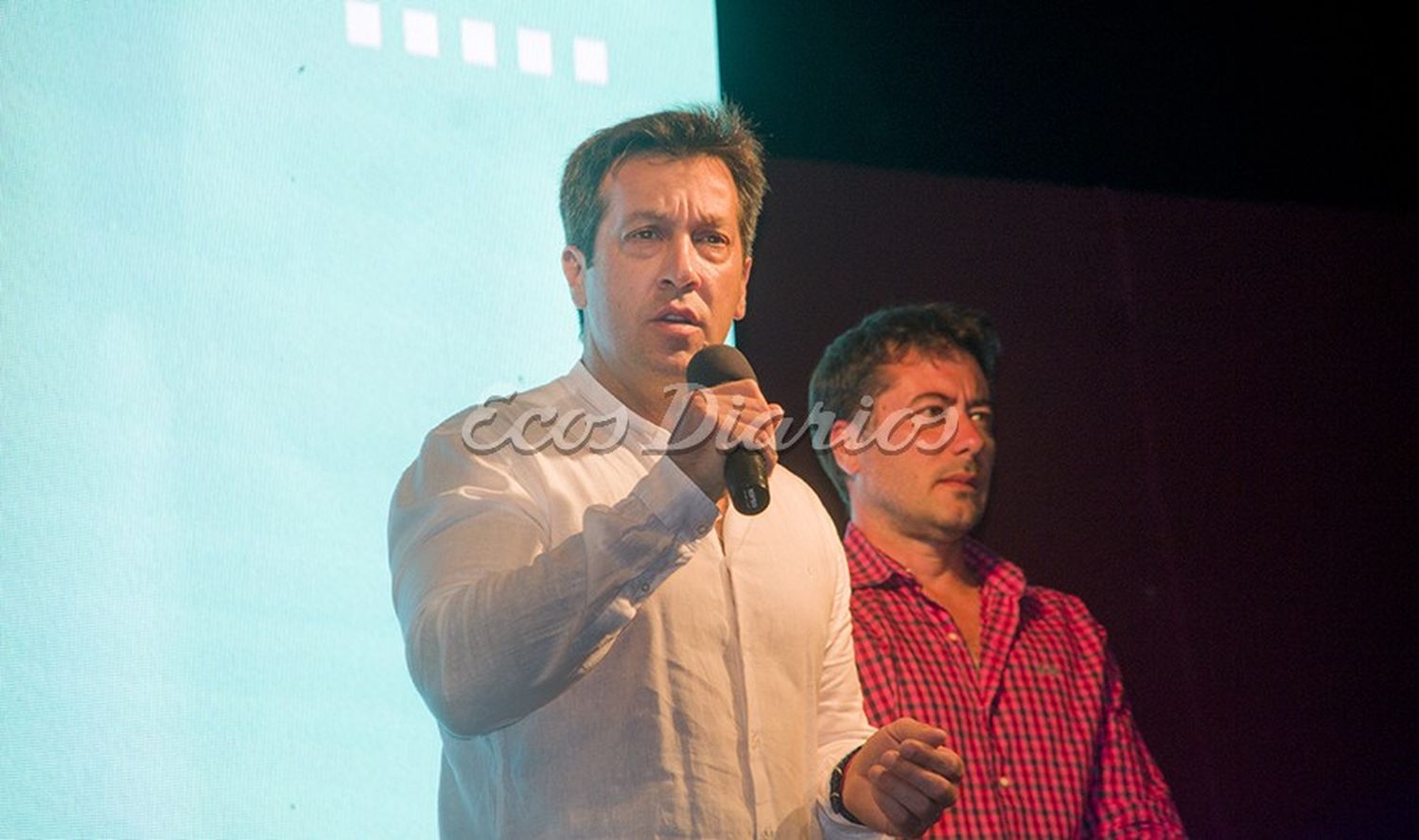 Discurso. El jefe comunal abog’o por una buena temporada para la ciudad