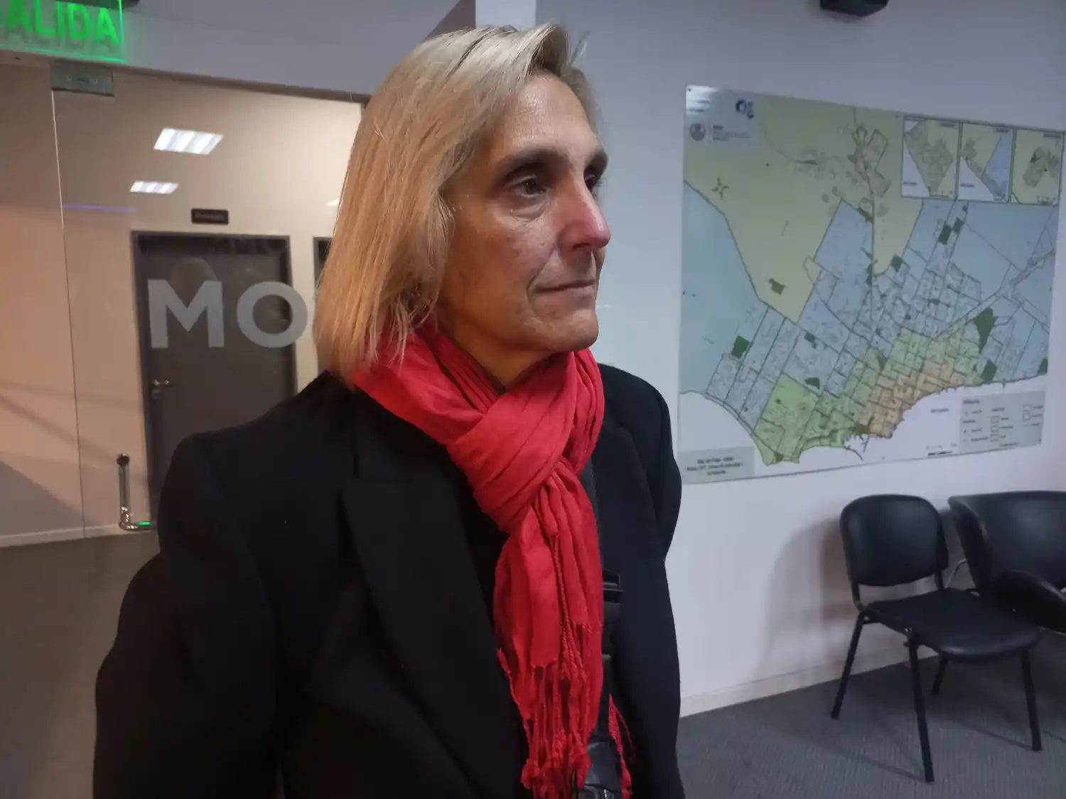 La secretaria de Desarrollo Social Vilma Baragiola.