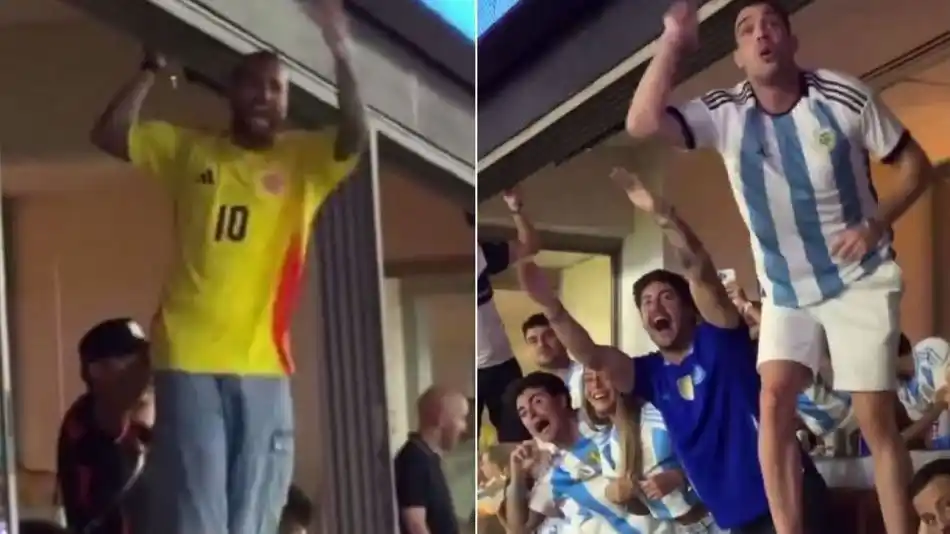 La escena se hizo viral en redes sociales.