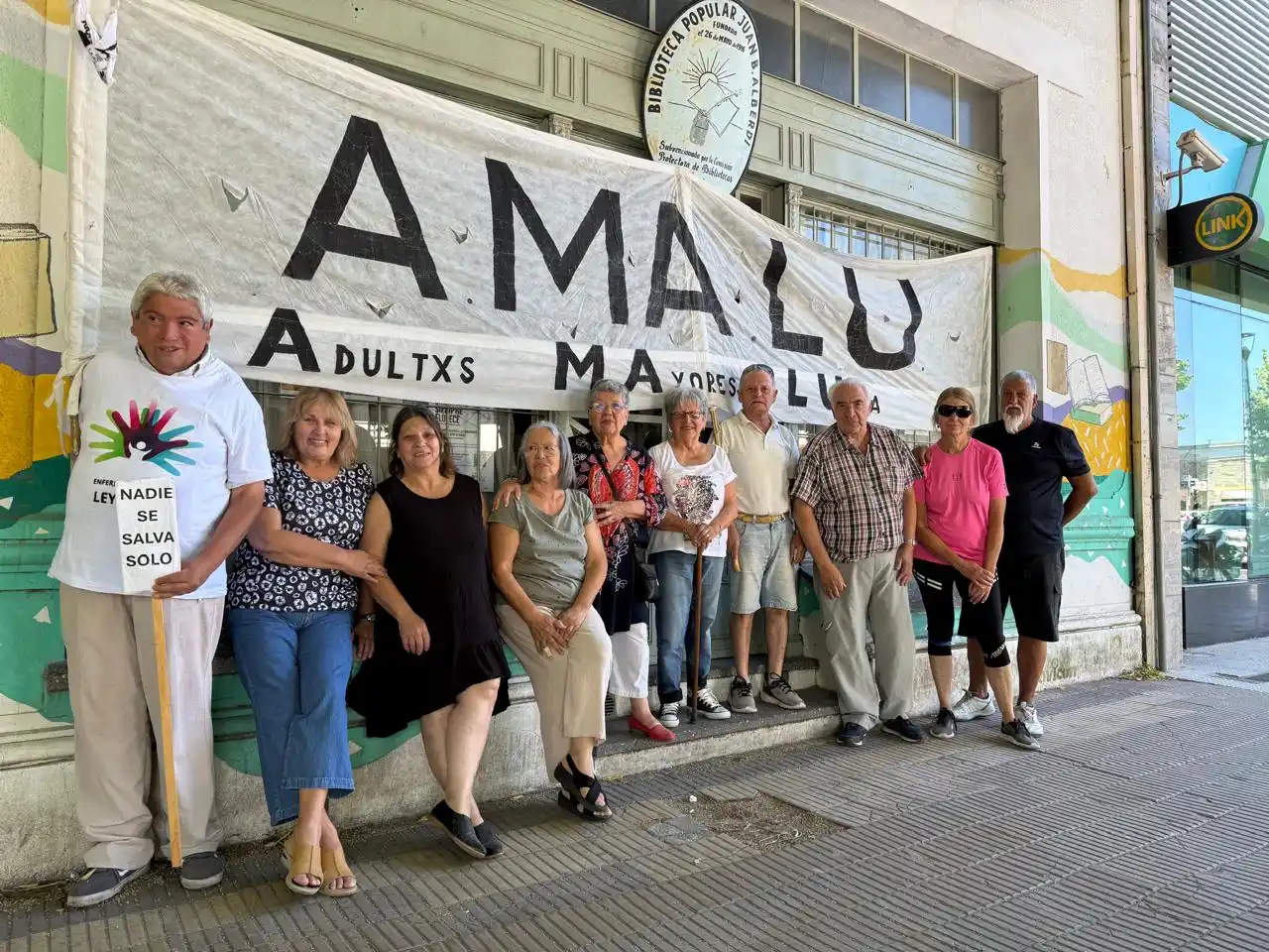 “Amalu tomó una decisión ya de movida que es ser una organización de lucha", marcaron los adultos mayores.