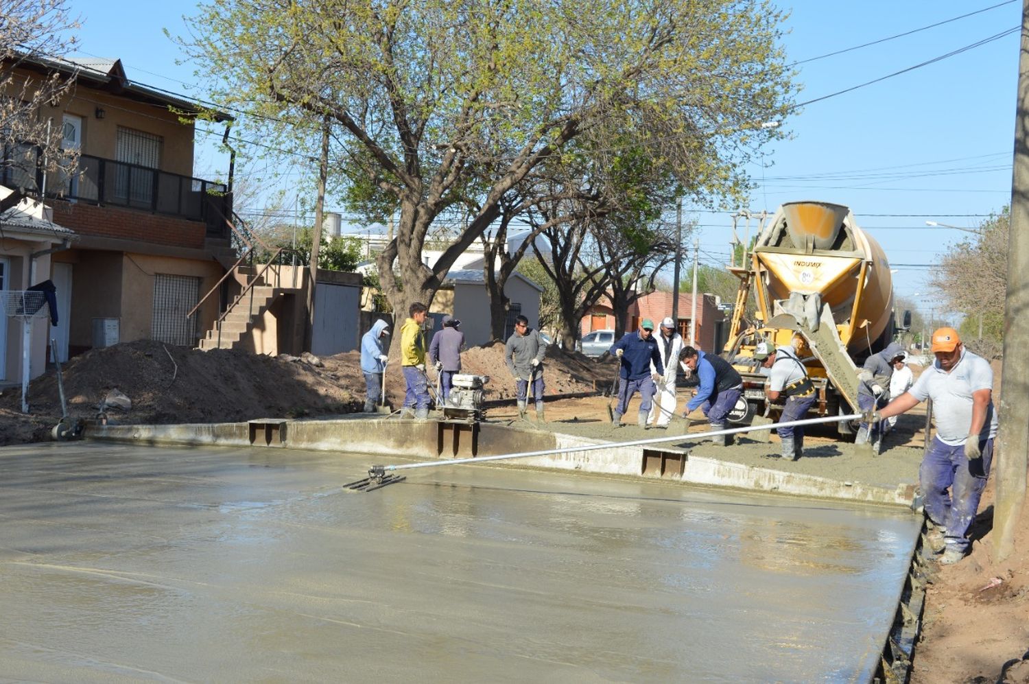 La Municipalidad venadense retoma su ritmo de pavimentación