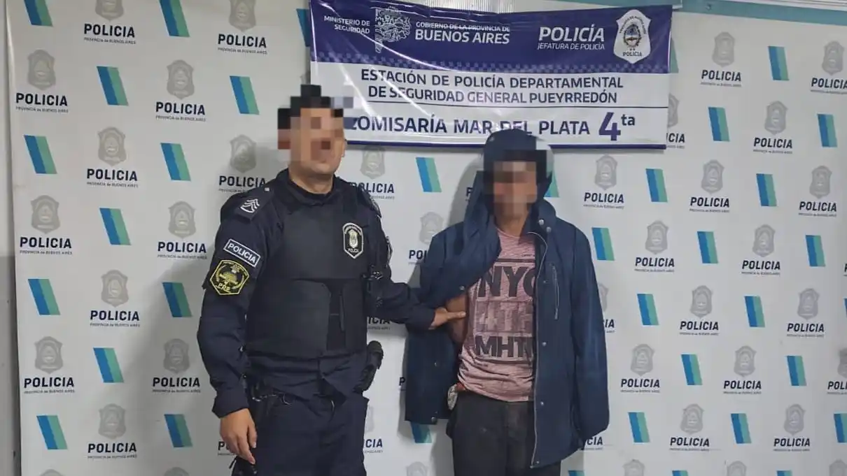 Aprehendieron a un hombre cuando intentaba robar en un auto