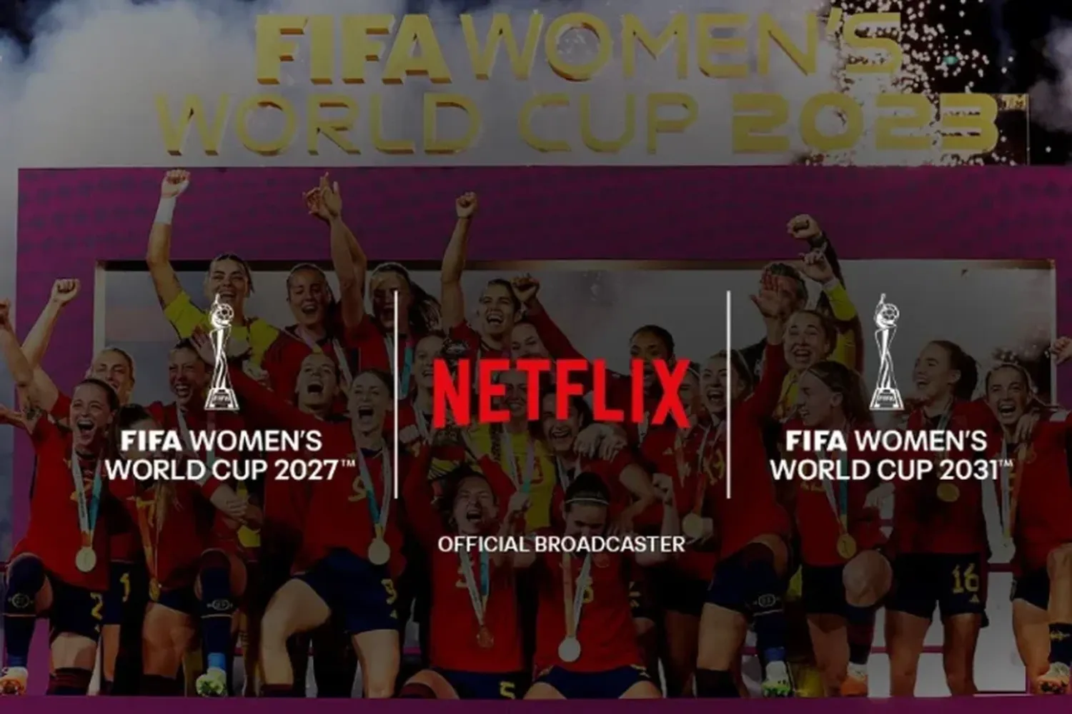 Acuerdo entre FIFA y Netflix para los derechos de transmisión de los Mundiales femeninos 2027 y 2031