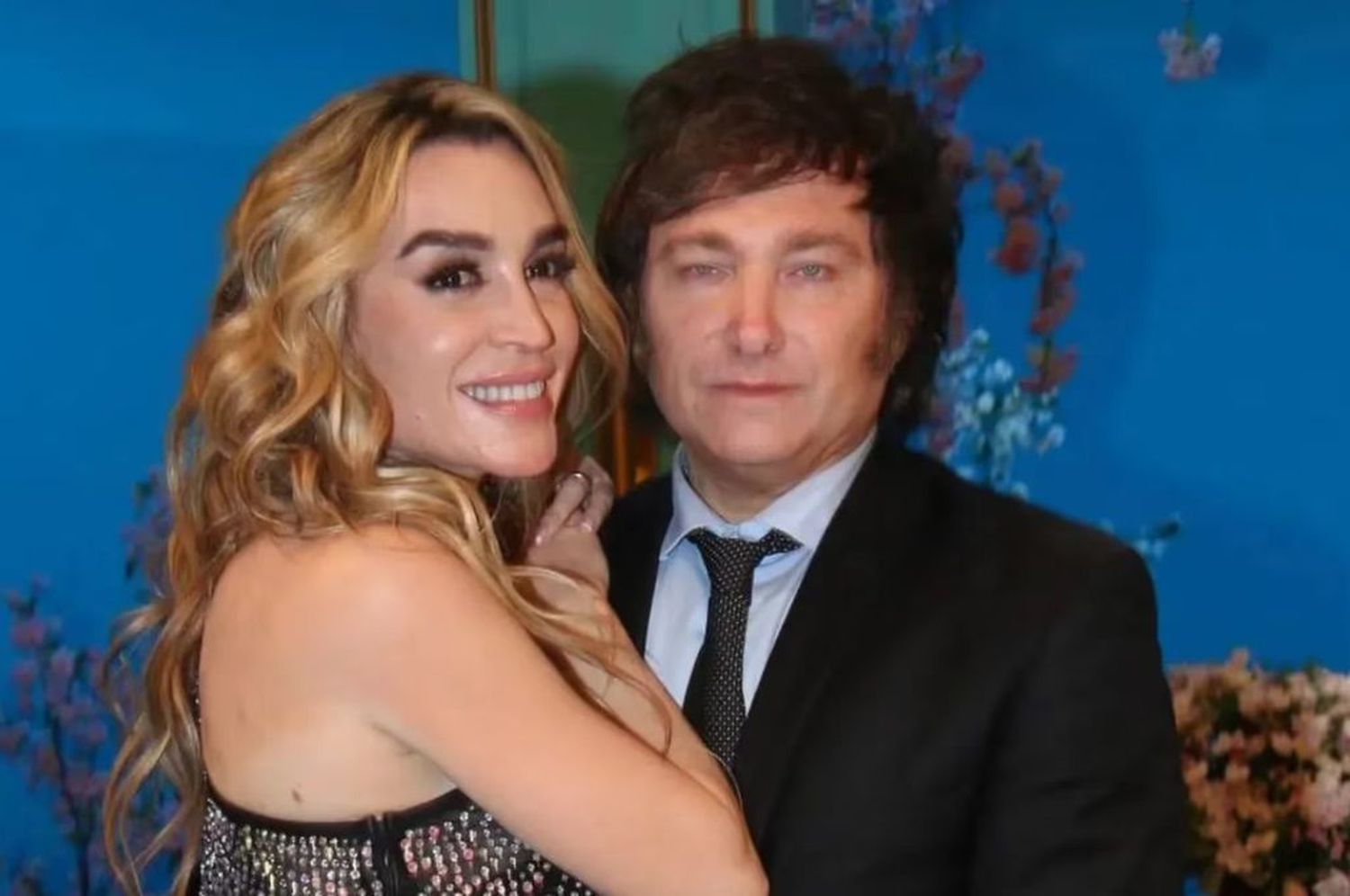 Fátima Florez y Javier Milei