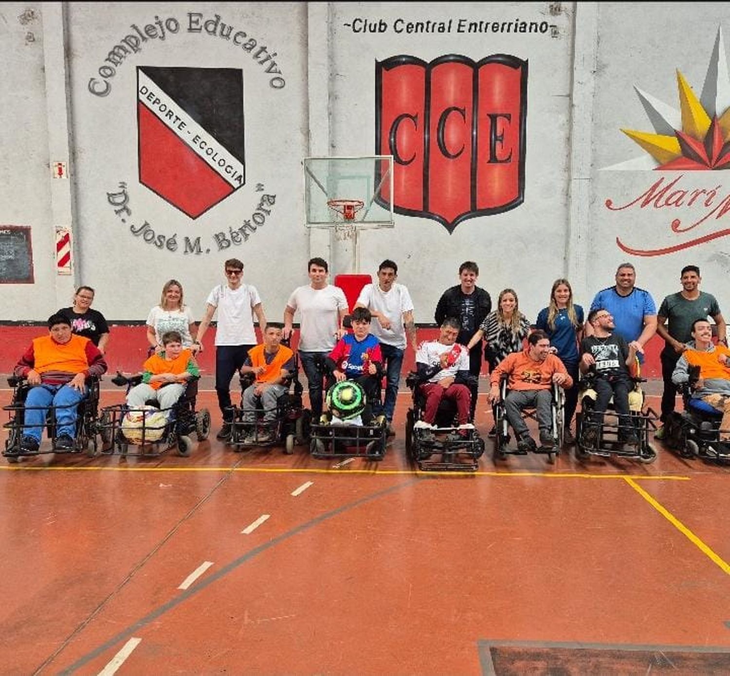 Los Toros listos para su primera participación en el Torneo Nacional de Fútbol en sillas de ruedas a motor.