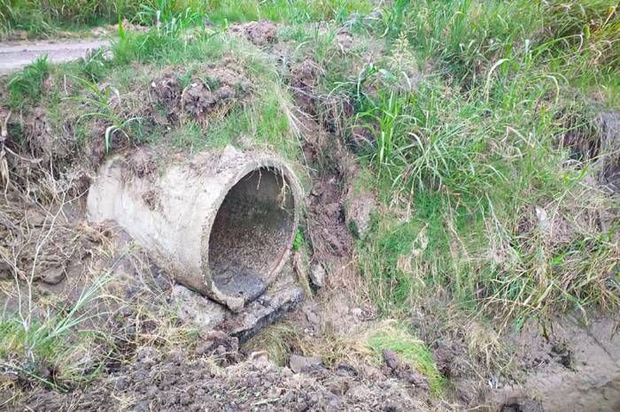 Arreglo de alcantarilla entre Estación Yeruá y Los Sauces, no habrá paso vehicular 