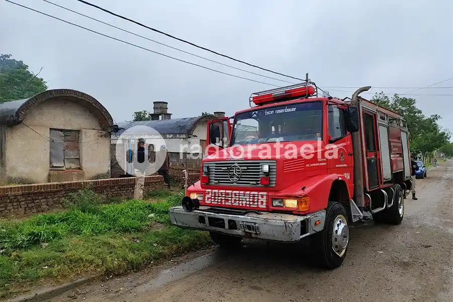 Incendio y precupacion en barrio Barranquitas 