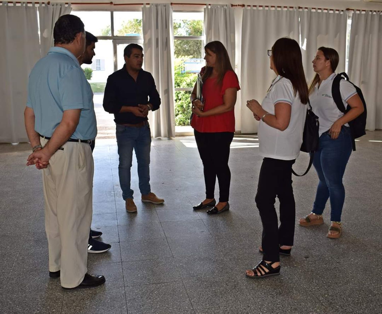 Reunión del programa Educando en Movimiento en Crespo