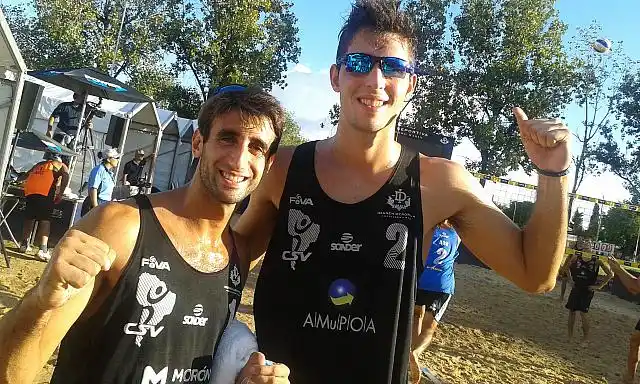 Mehamed y Capogrosso comenzaron su participación en la Continental Cup de Chile. 