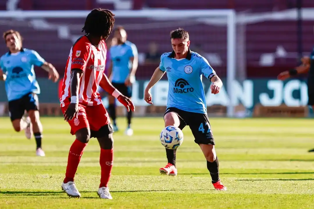 Belgrano en su partido ante Barracas