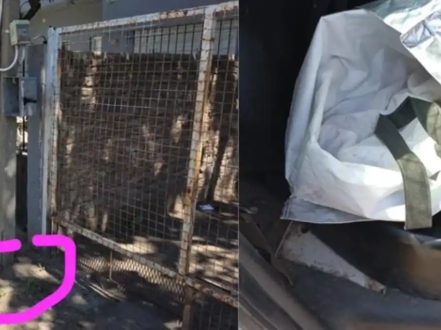 Una mujer abandonó un bebé en una bolsa en Merlo.