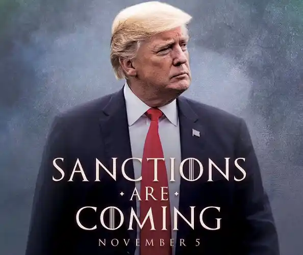 Trump anunció sanciones a Irán al estilo Game of Thrones