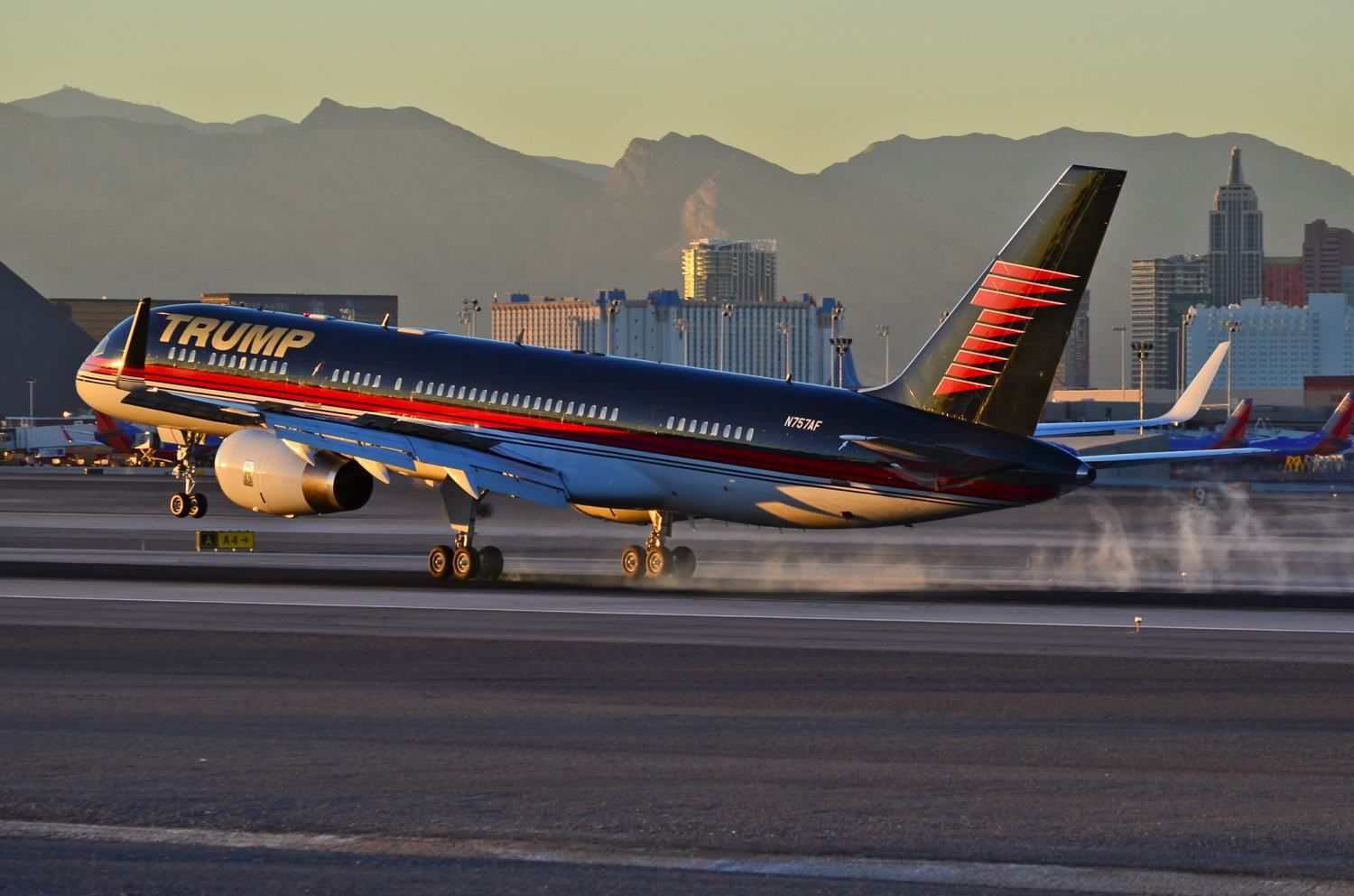 El Boeing 757 de Donald Trump fuera de servicio por tiempo indefinido