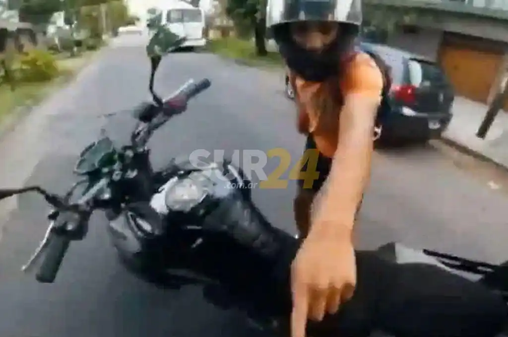 Robo en 360°: lo asaltaron motochorros y filmó todo con la cámara de su casco