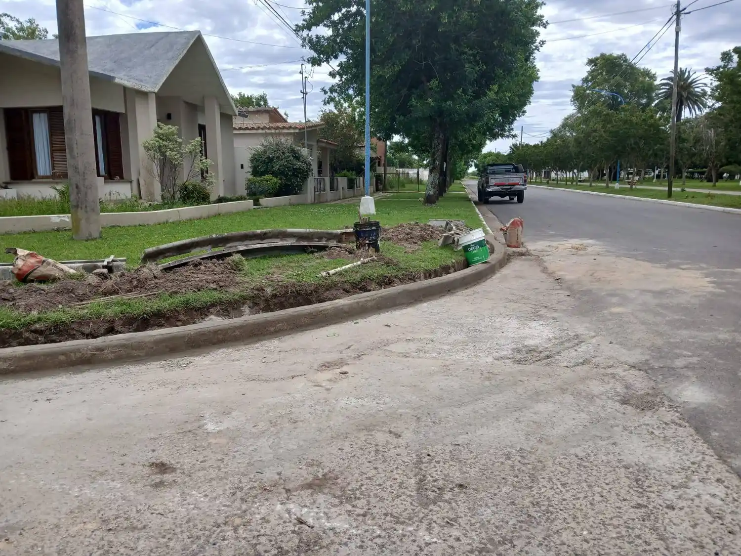 Los trabajos se realizaron con fondos comunales.