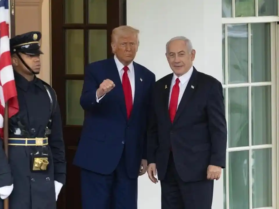 Donald Trump y Benjamin Netanyahu.
