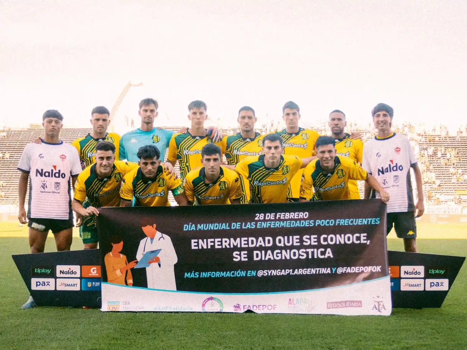 Formación - Aldosivi ante Sarmiento Junín