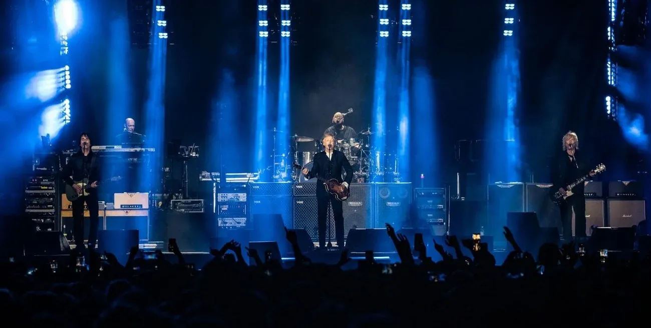 Paul McCartney se reencontró con su público local en dos shows en el Monumental y un tercero en el Mario Kempes de Córdoba. Foto: Gentileza DF Entertainment
