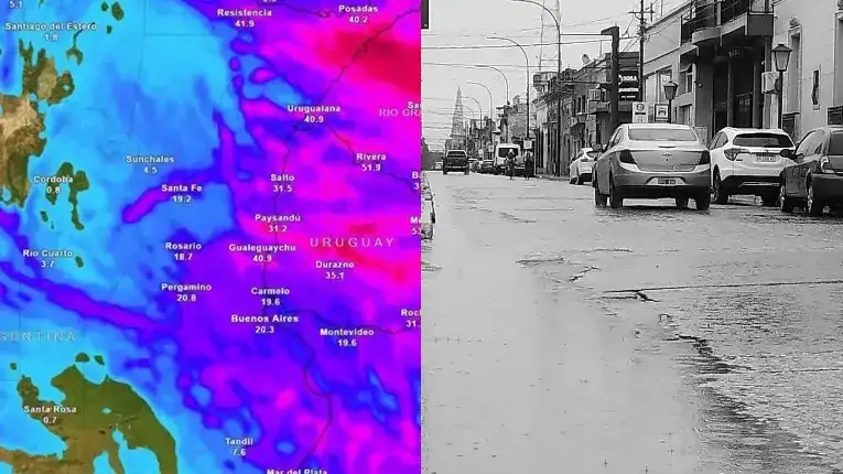Vuelven las lluvias y el frío a Entre Ríos tras varios días de clima primaveral