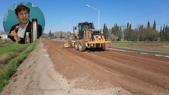 Kicillof llega el viernes a San Pedro para recorrer la obra de ruta 1001, que comenzó en la zona de la escuela 13
