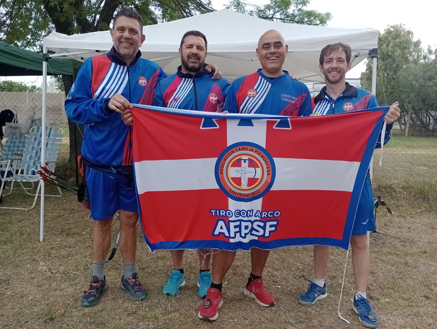 Los arqueros de la Asociación Familia Piemontesa San Francisco