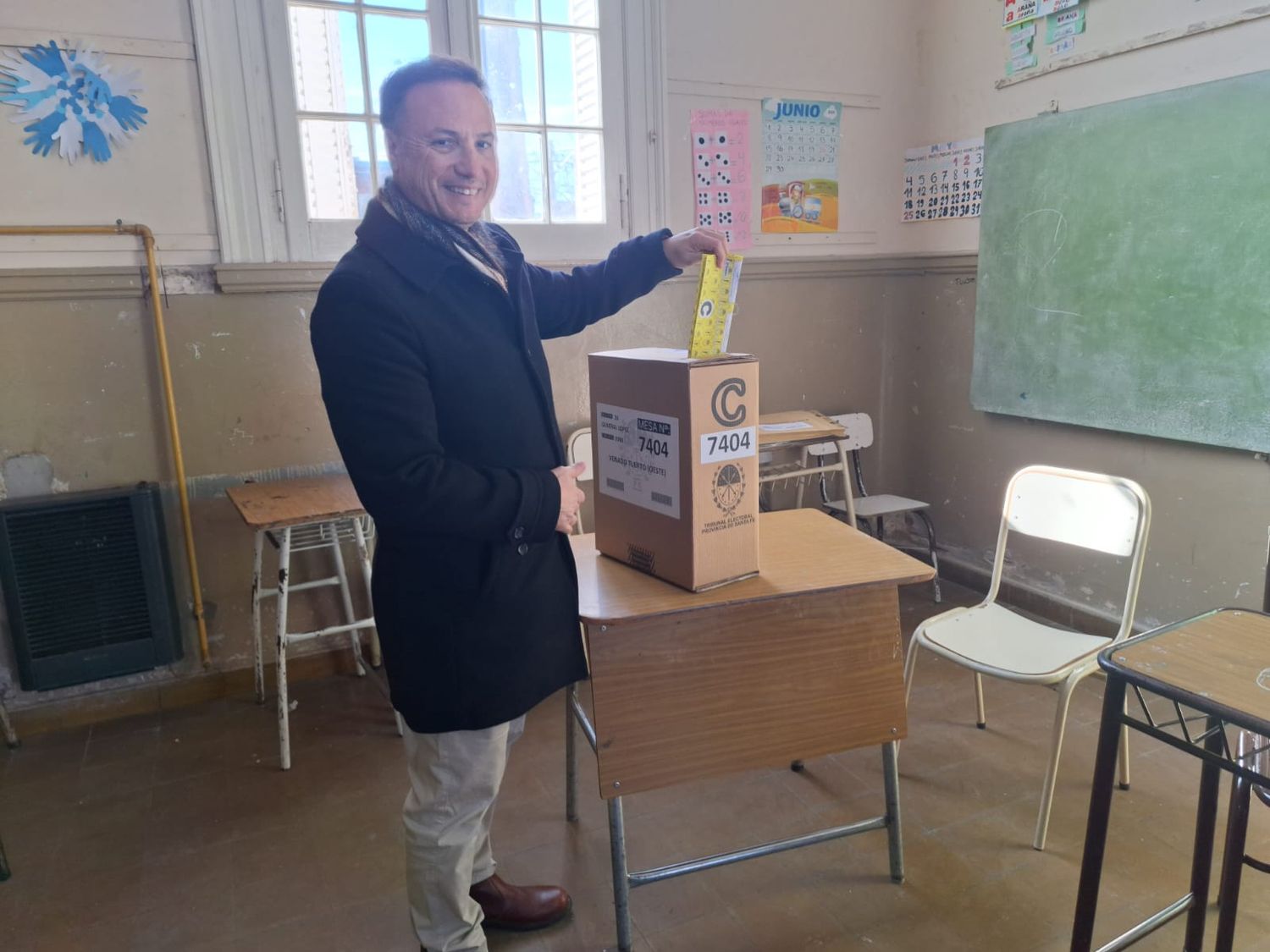 El ministro de Obras Públicas se mostró distendido y confiado en relación a los resultados. Foto: Sur24