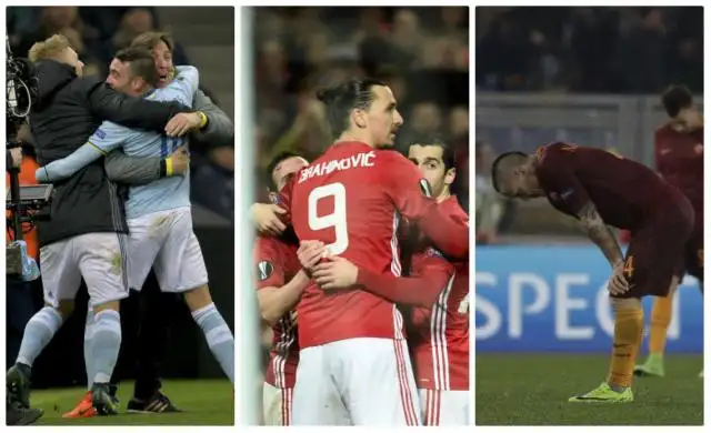 Europa League: Celta y United siguen en carrera, mientras que Roma quedó eliminado