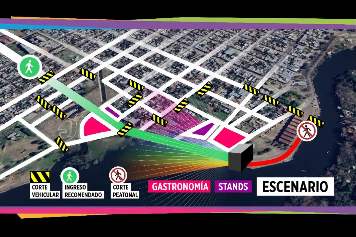 CORTE CALLES FIESTA PESCADO