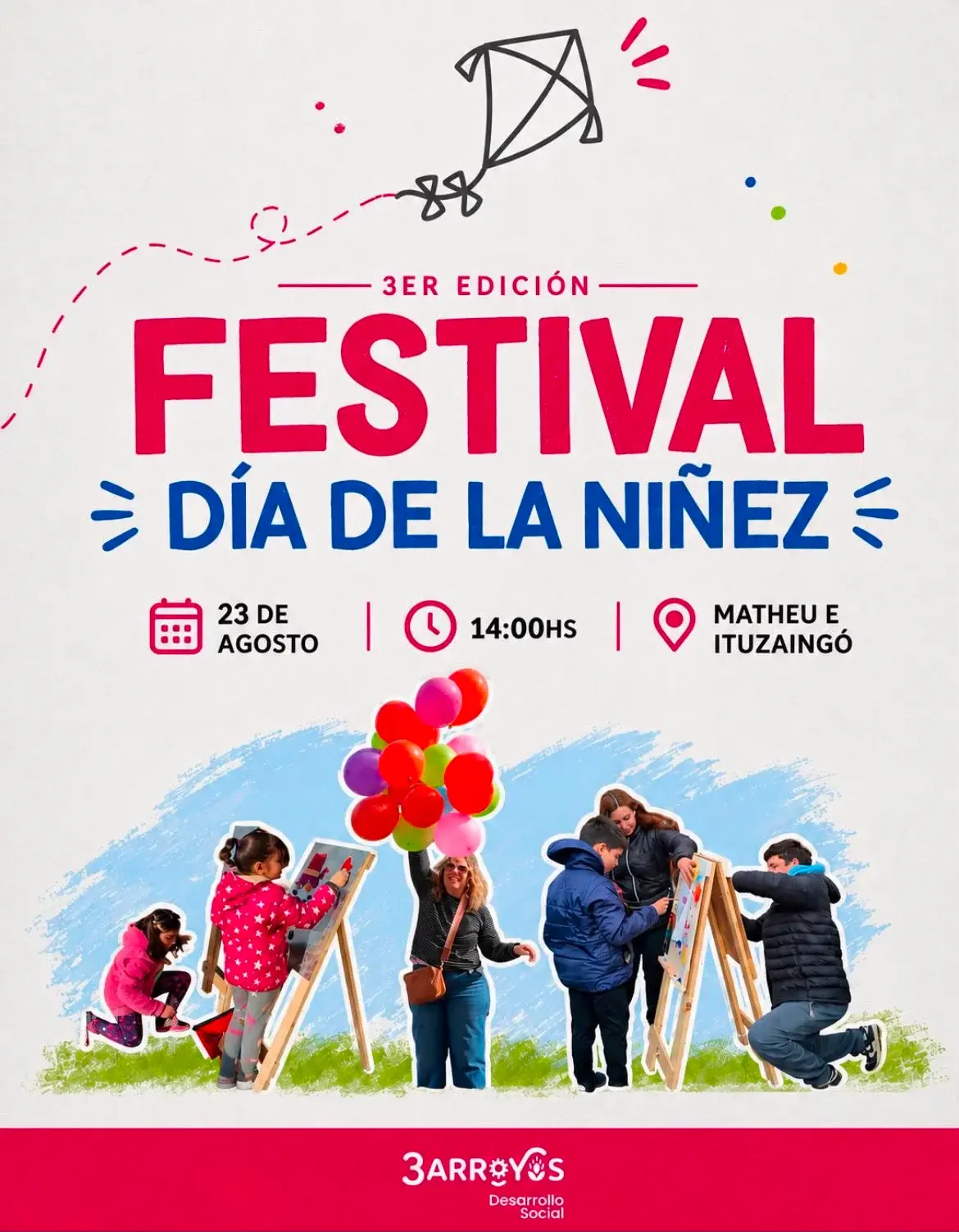 Habrá transporte gratuito de los barrios al festival por el Día del Niño