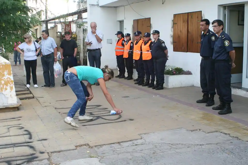 Aranda fue absuelta por falta  de pruebas sobre los daños  en la comisaría Segunda