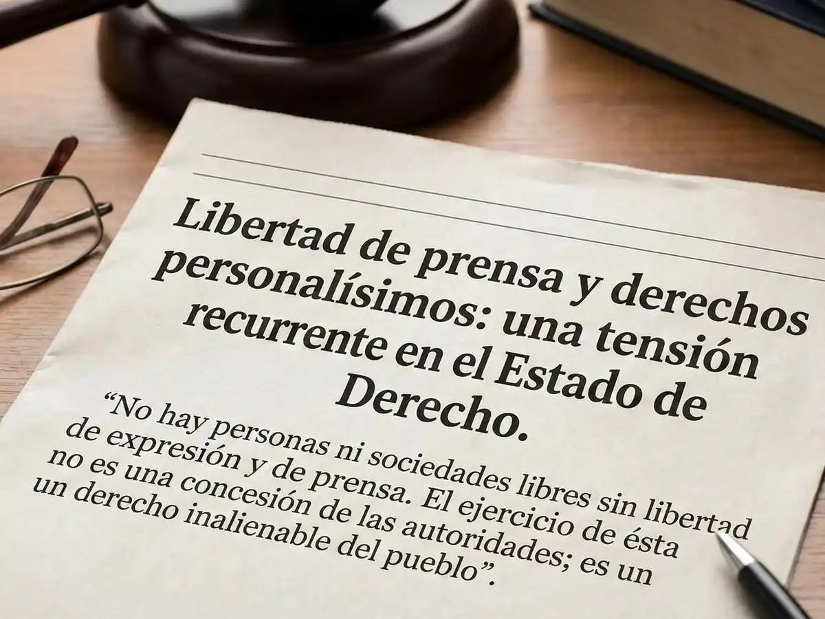 Libertad de prensa y derechos personalísimos: una tensión recurrente en el Estado de Derecho