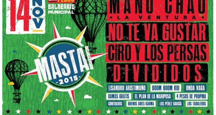 San Pedro: Divididos, No Te Va Gustar, Manu Chao y Ciro en el Mastai