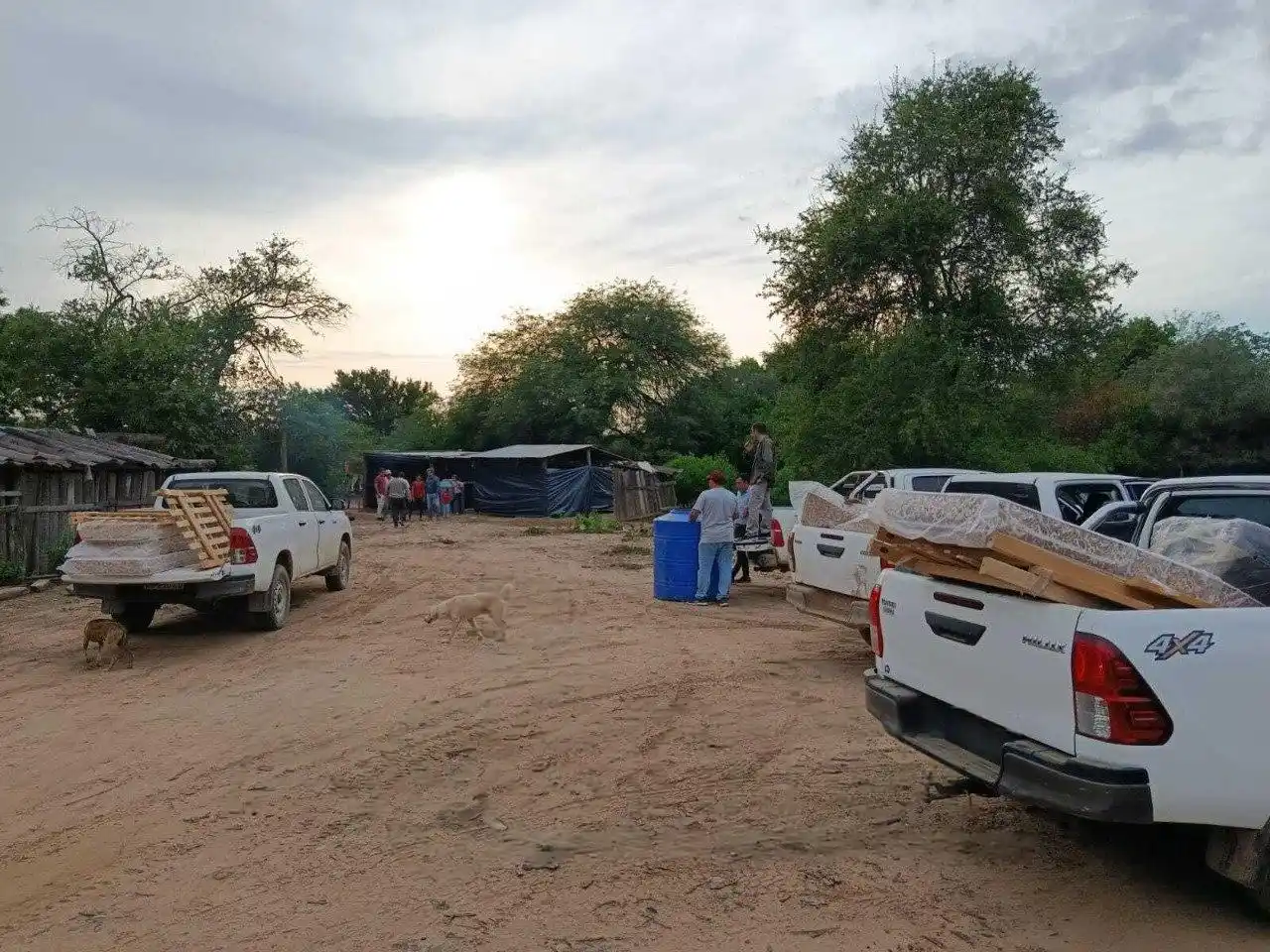 Destacan la asistencia a los afectados por desbordes de los ríos Pilcomayo y Bermejo