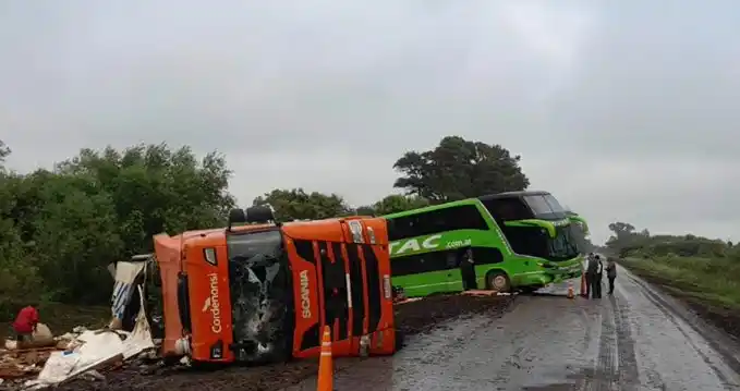 La imagen del siniestro que circuló en redes sociales.