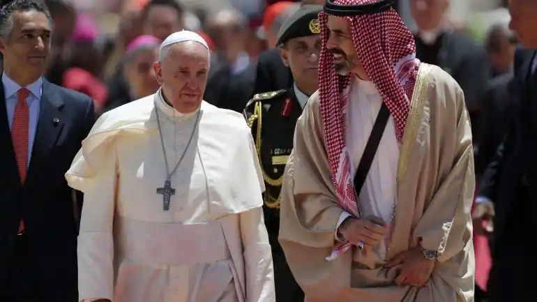 El Papa Francisco llegó a Jordania y comienza su histórico viaje a Tierra Santa